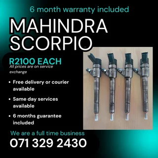 Mahindra Scorpio Diesel Injectors For Sale With Warranty On