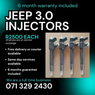 Jeep 3.0 Injectors For Sale With Warranty On