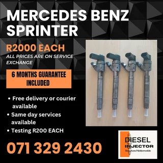 Mercedes Benz Sprinter Injectors For Sale With Warranty On