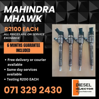 Mahindra Mhawk Diesel Injectors For Sale With Warranty