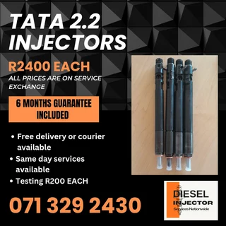 Tata 2.2 Injectors For Sale With Warranty On
