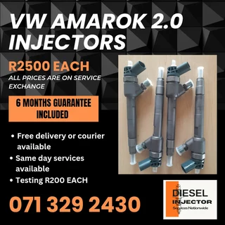 Vw Amarok 2.0 Diesel Injectors For Sale With Warranty