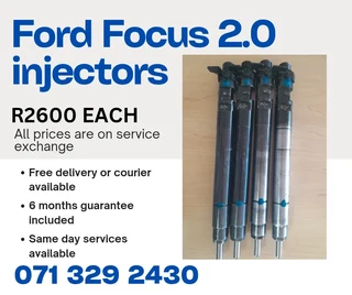 Ford Focus 2.0 Injectors For Sale With Warranty