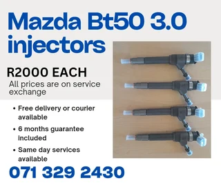 Mazda Bt50 3.0 Diesel Injectors For Sale With Warranty