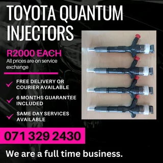 Toyota Quantum Diesel Injectors For Sale With Warranty