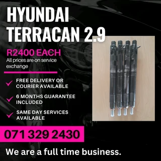 Hyundai Terracan 2.9 Injectors For Sale With Warranty