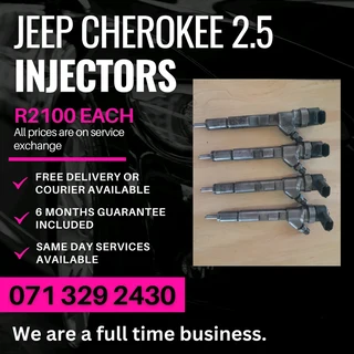Jeep Cherokee 2.5 Diesel Injectors For Sale With Warranty
