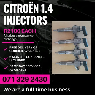 Citroën 1.4 Injectors For Sale With Warranty