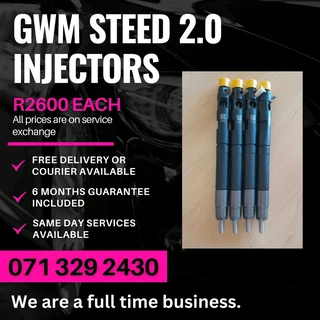 Gwm Steed 2.0 Injectors For Sale With Warranty