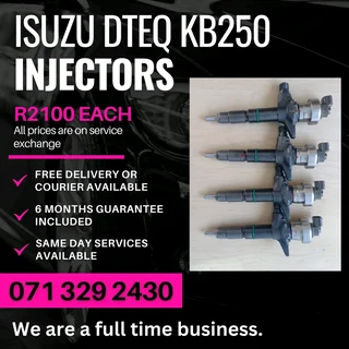 Isuzu Dteq Kb250 Injectors For Sale With Warranty