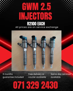 Gwm 2.5 Injectors For Sale With Warranty