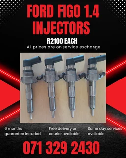 Ford Figo 1.4 Diesel Injectors For Sale With Warranty