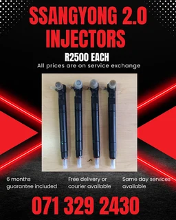 Ssangyong 2.0 Injectors For Sale With Warranty