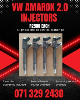 Vw Amarok 2.0 Diesel Injectors For Sale With Warranty
