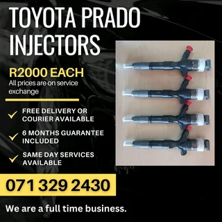 Toyota Prado Diesel Injectors For Sale With Warranty