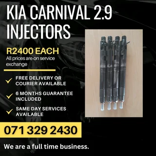 Kia Carnival 2.9 Diesel Injectors For Sale With Warranty