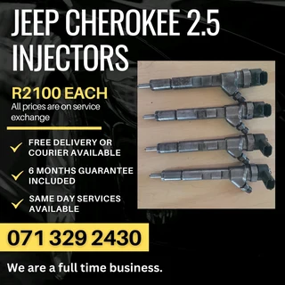 Jeep Cherokee 2.5 Diesel Injectors For Sale With Warranty