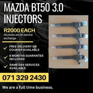 Mazda Bt50 3.0 Diesel Injectors For Sale With Warranty