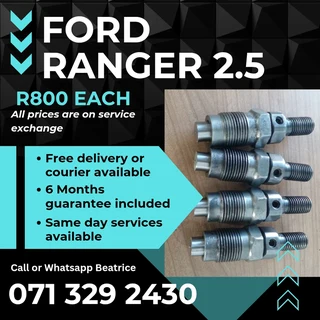 Ford Ranger 2.5 Diesel Injectors For Sale With Warranty