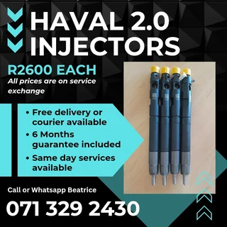 Haval 2.0 Injectors For Sale With Warranty