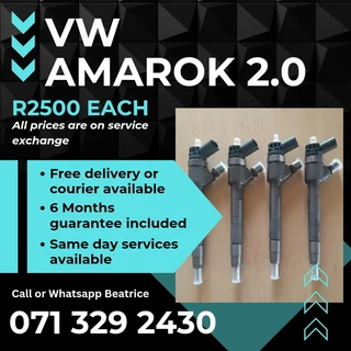 Vw Amarok 2.0 Diesel Injectors For Sale With Warranty