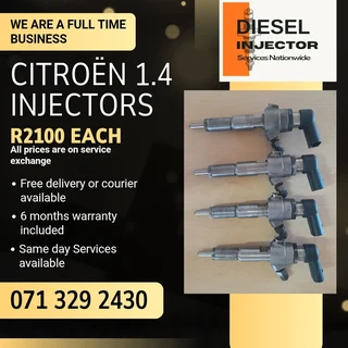 Citroën 1.4 Injectors For Sale With Warranty