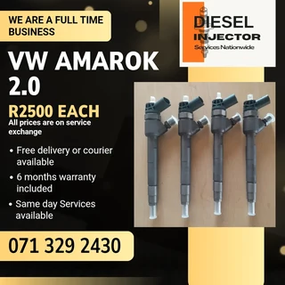 Vw Amarok 2.0 Diesel Injectors For Sale With Warranty On