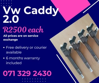 Vw Caddy 2.0 Injectors For Sale With Warranty