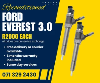 Ford Everest 3.0 Diesel Injectors For Sale With Warranty