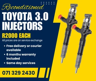 Toyota 3.0 Diesel Injectors For Sale With Warranty
