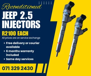 Jeep 2.5 Injectors For Sale With Warranty