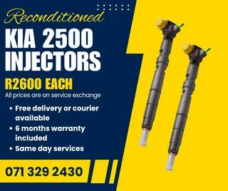Kia 2500 Diesel Injectors For Sale With Warranty