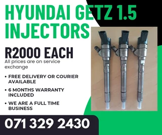Hyundai Getz 1.5 Diesel Injectors For Sale With Warranty