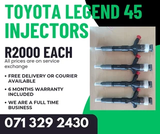 Toyota Legend 45 Diesel Injectors For Sale With Warranty