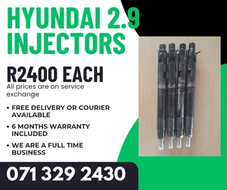 Hyundai Terracan 2.9 Injectors For Sale With Warranty
