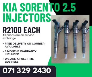 Kia Sorento 2.5 Diesel Injectors For Sale With Warranty