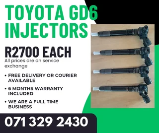 Toyota Gd6 Diesel Injectors For Sale With Warranty