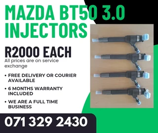 Mazda Bt50 3.0 Diesel Injectors For Sale With Warranty