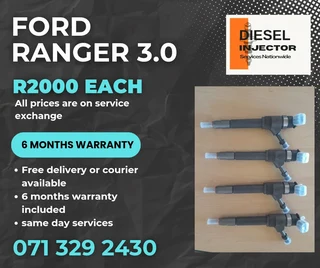 Ford Ranger 3.0 Diesel Injectors For Sale With Warranty