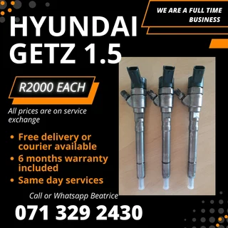Hyundai Getz 1.5 Diesel Injectors For Sale With Warranty