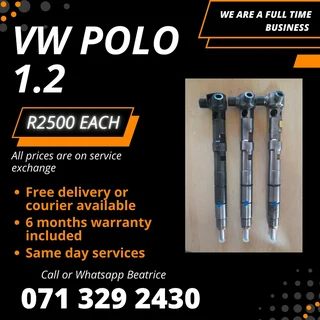 Vw Polo 1.2 Diesel Injectors For Sale With Warranty