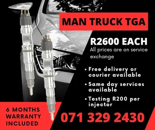 Man Truck Tga Injectors For Sale With Warranty