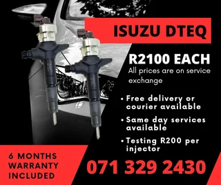 Isuzu Dteq Injectors For Sale With Warranty