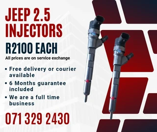 Jeep Cherokee 2.5 Diesel Injectors For Sale With Warranty