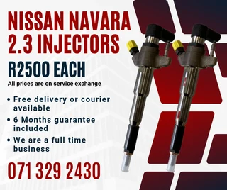 Nissan Navara 2.3 Diesel Injectors For Sale With Warranty