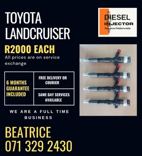Toyota Landcruiser Injectors For Sale With Warranty
