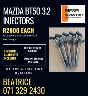 Mazda Bt50 3.2 Diesel Injectors For Sale With Warranty On
