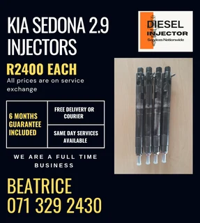 Kia Sedona 2.9 Injectors For Sale With Warranty