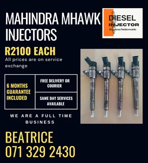 Mahindra Mhawk Diesel Injectors For Sale With Warranty