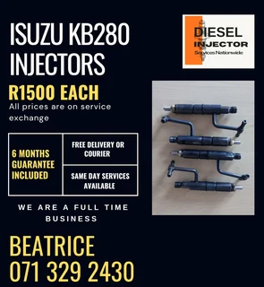 Isuzu Kb280 Diesel Injectors For Sale With Warranty